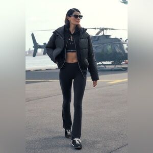 ALO yoga black Airbrush High-Waist Bootcut Legging